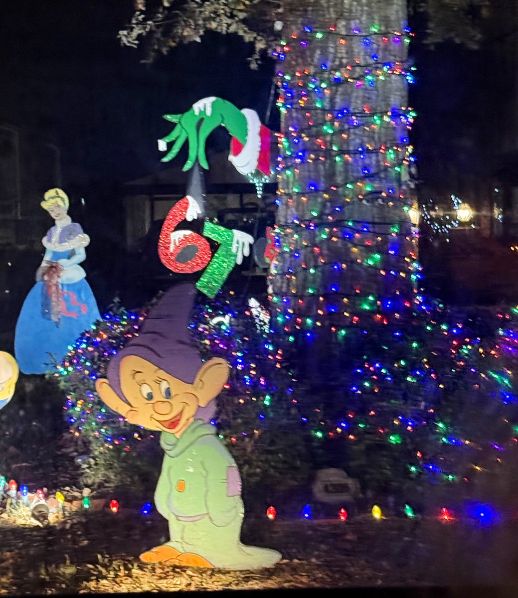 And best Christmas decoration we saw on our annual Christmas Adam drive about goes to…