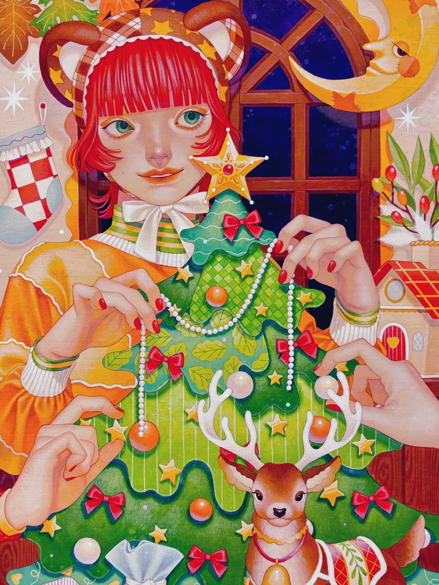 砂糖みかく先生 キャンバス作品 原画 砂糖みかく✴︎12/20〜原宿展示🎄 (@SatouMikaku) / Posts / X