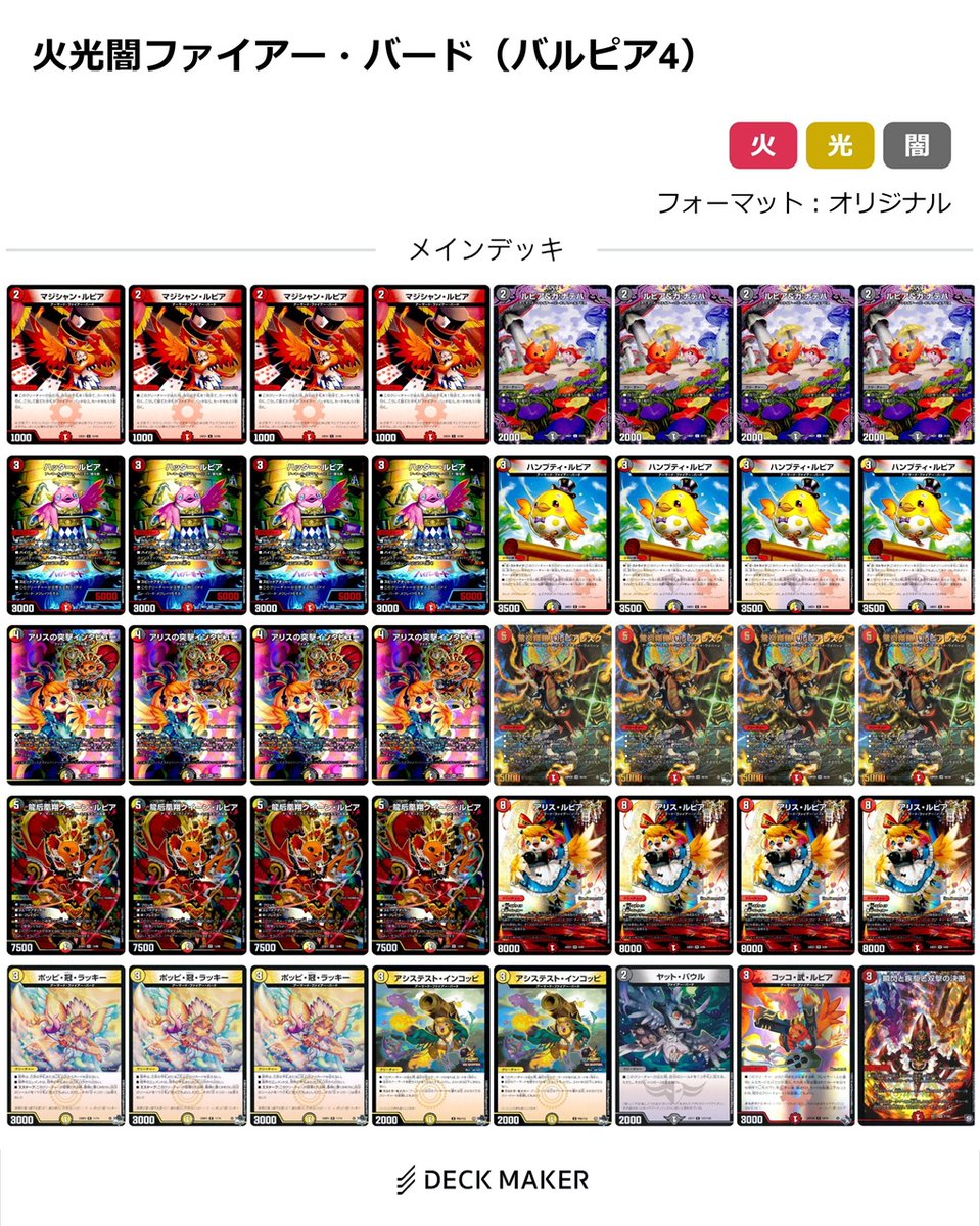 デュエマ】歴代最強デッキ選手権SSSランク~ファイアー・バード~｜flat