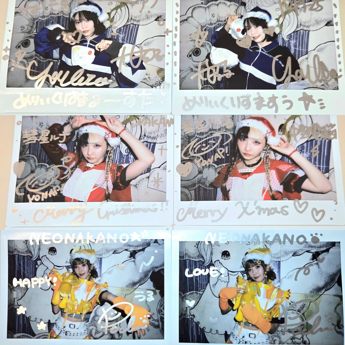 🎄クリスマス限定通販🎄 ⭐️サイン&メッセージ入りワイドチェキ