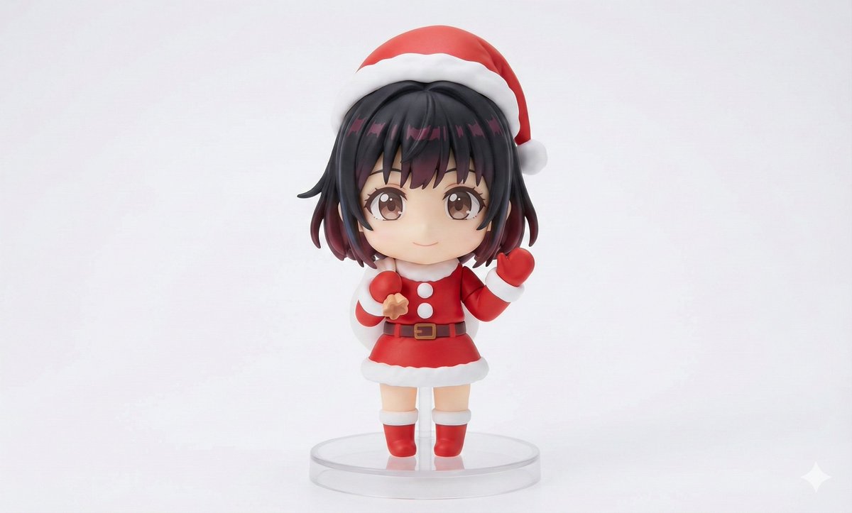 Chibi Santa Character Figure Generation Prompt — example 2