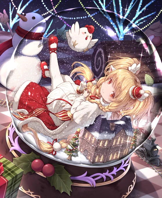 クリスマス マキラちゃんも、すごくお気に入りなのでペタリ #グラブル #GranblueFantasy