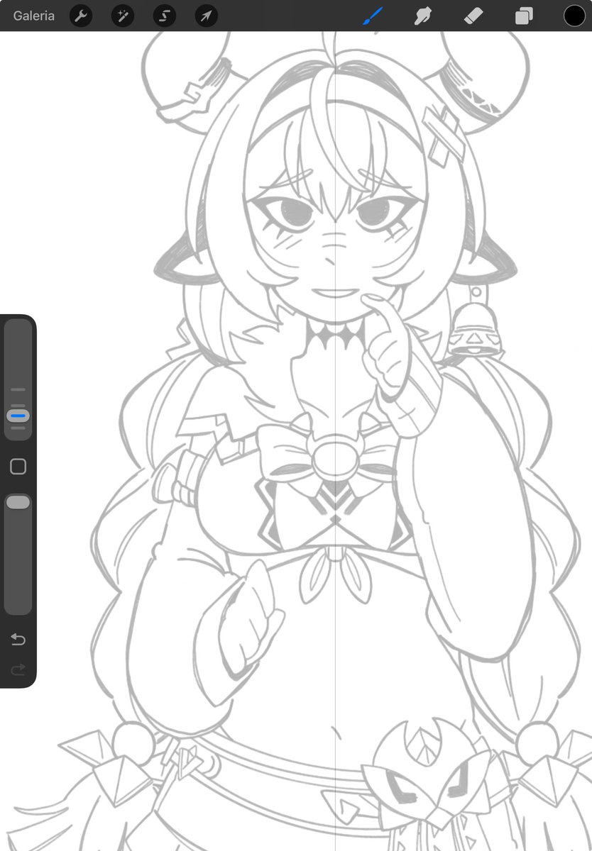 Netche_Letche's tweet image. Drawing her so her weapon will come home 🙏