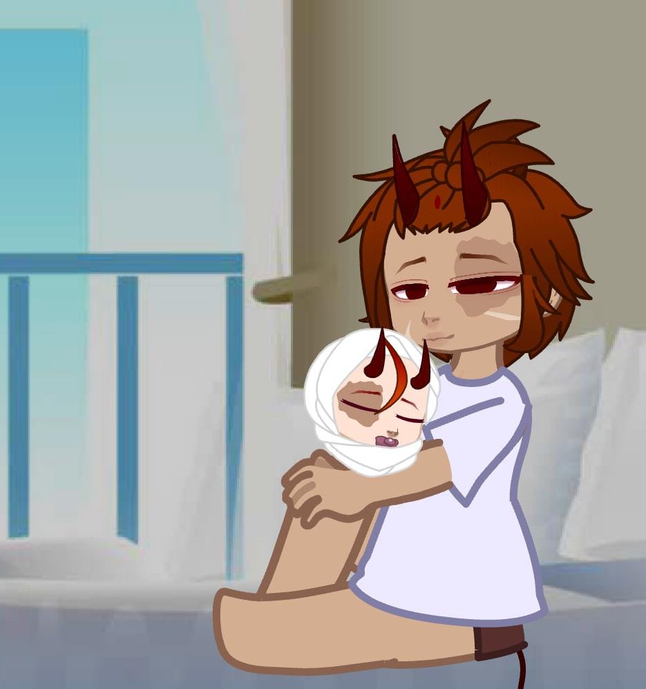 Nasceu 💥
#gacha #gravidez #sla