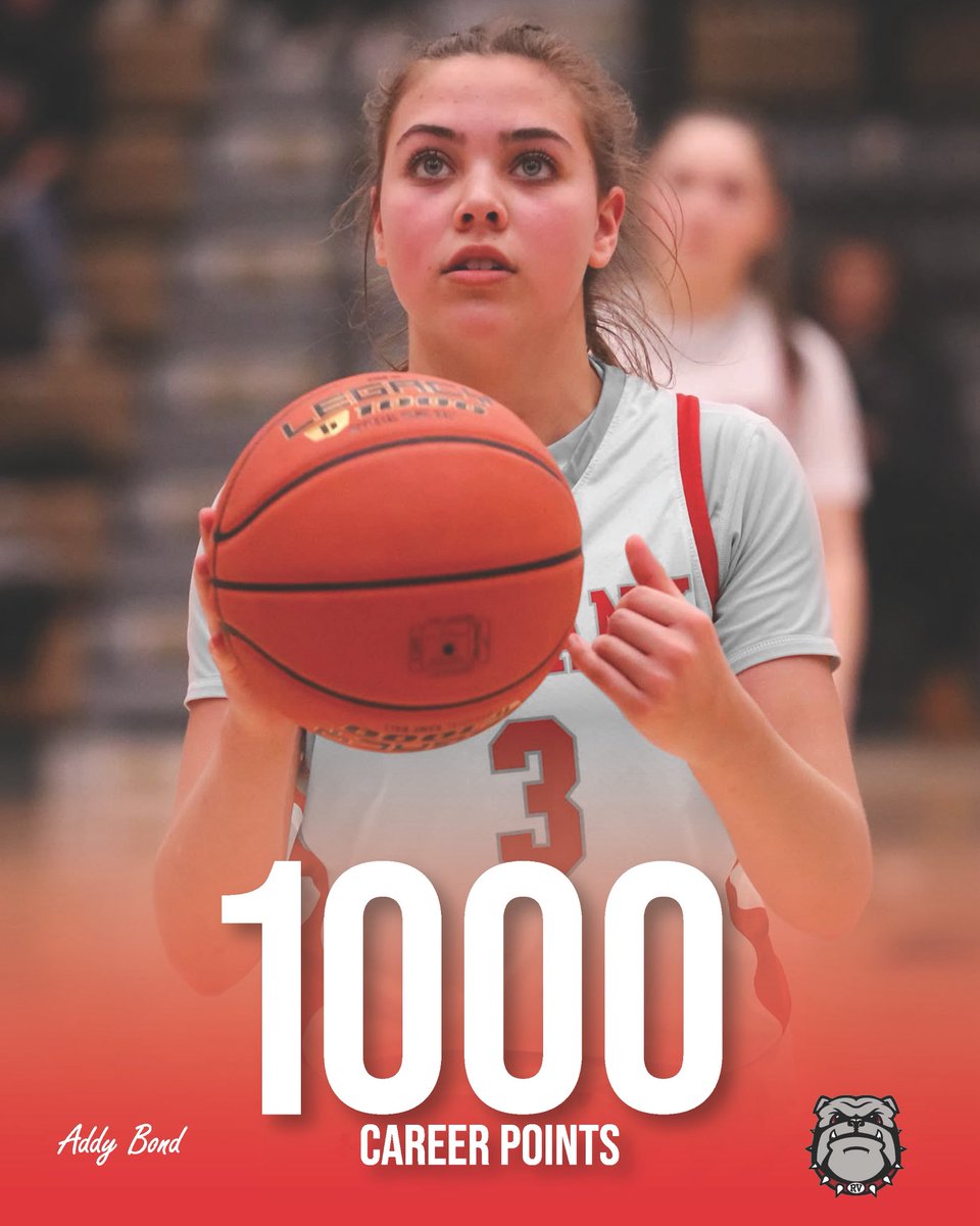 Tonight <a href="/AdysonBond/">Adyson Bond</a> became just the 11th RV Lady Bulldogs player to surpass the 1,000 Career Point mark.

Congrats on the accomplishment!
