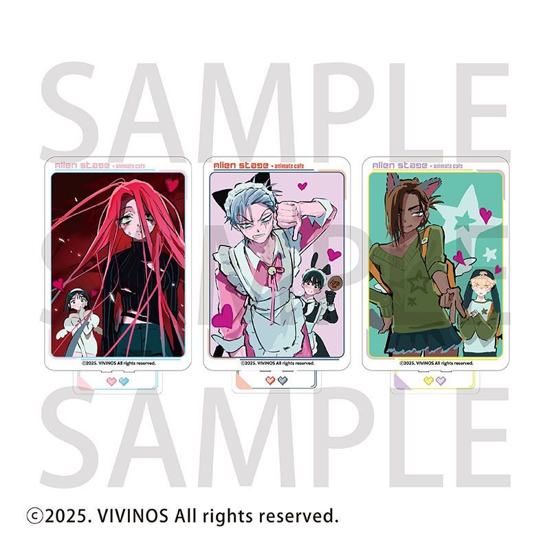 グッズ情報】 『ALIEN STAGE』×アニメイトカフェ 等身イラスト＆描き