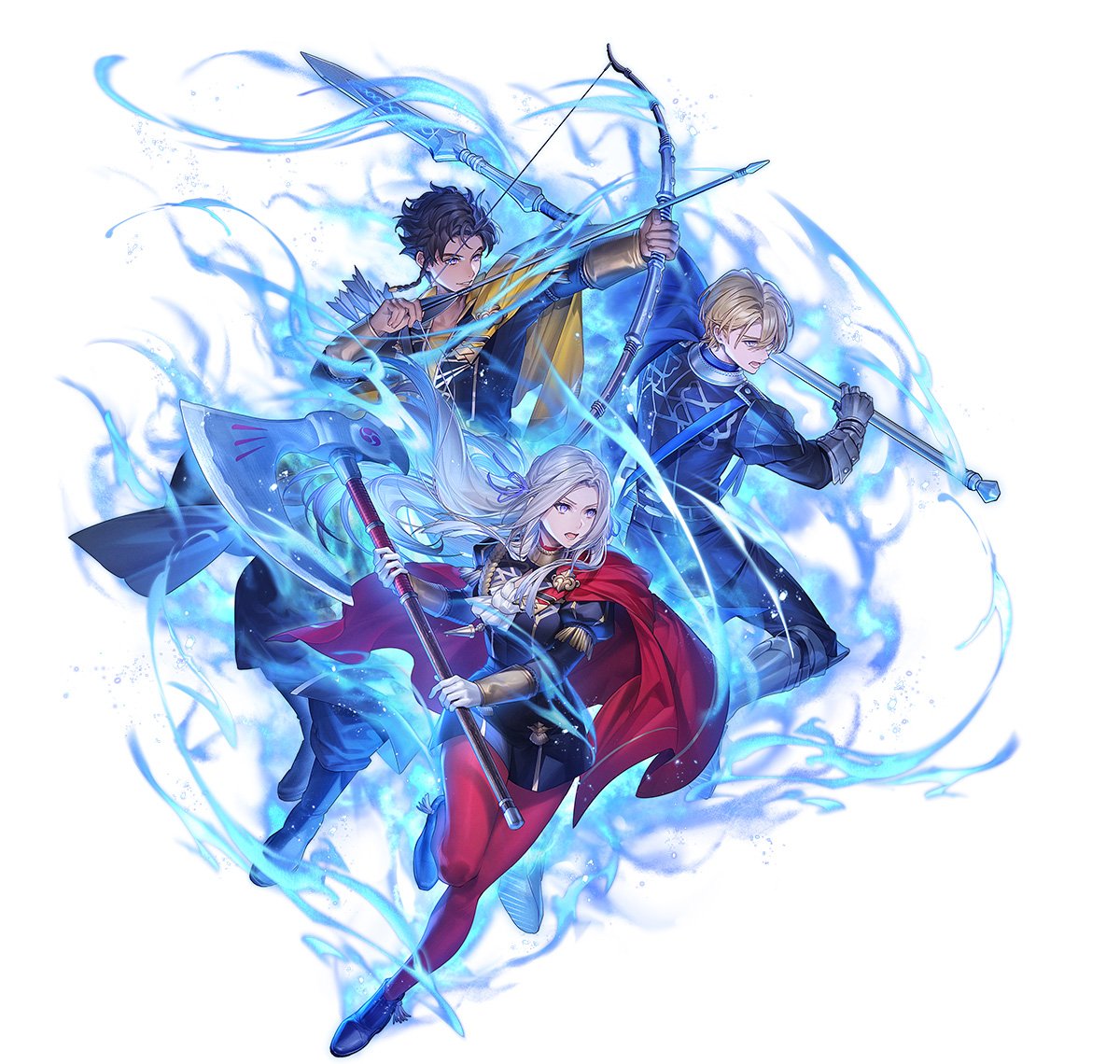 Pheonixmaster1's tweet image. Full Artwork of Emblem Edelgard!
The artist is Akka @/akka_0510

She has Double Galeforce and her Engage effect lets melee units get Galeforce!