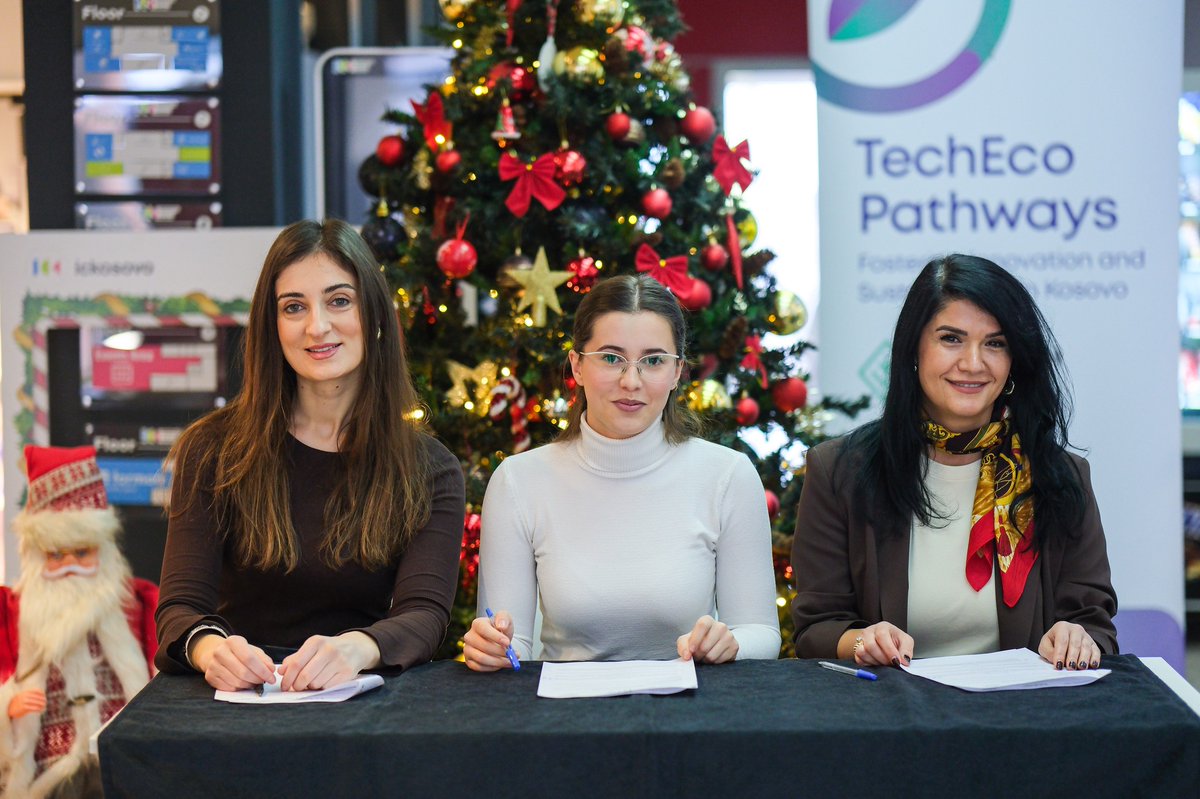 ICKosovo's tweet image. Po e fillojmë ditën me dy vende të reja të punës për studentët dhe bursistët tanë. Nga Janari 2026, Anjesa dhe Egioni do të angazhohen në kompaninë DEX, pas përfundimit të Akademisë "Front-End". 

Suksese dhe ju priftë e mbara!
#LuxAid #LuxDev @LuxDev_HQ