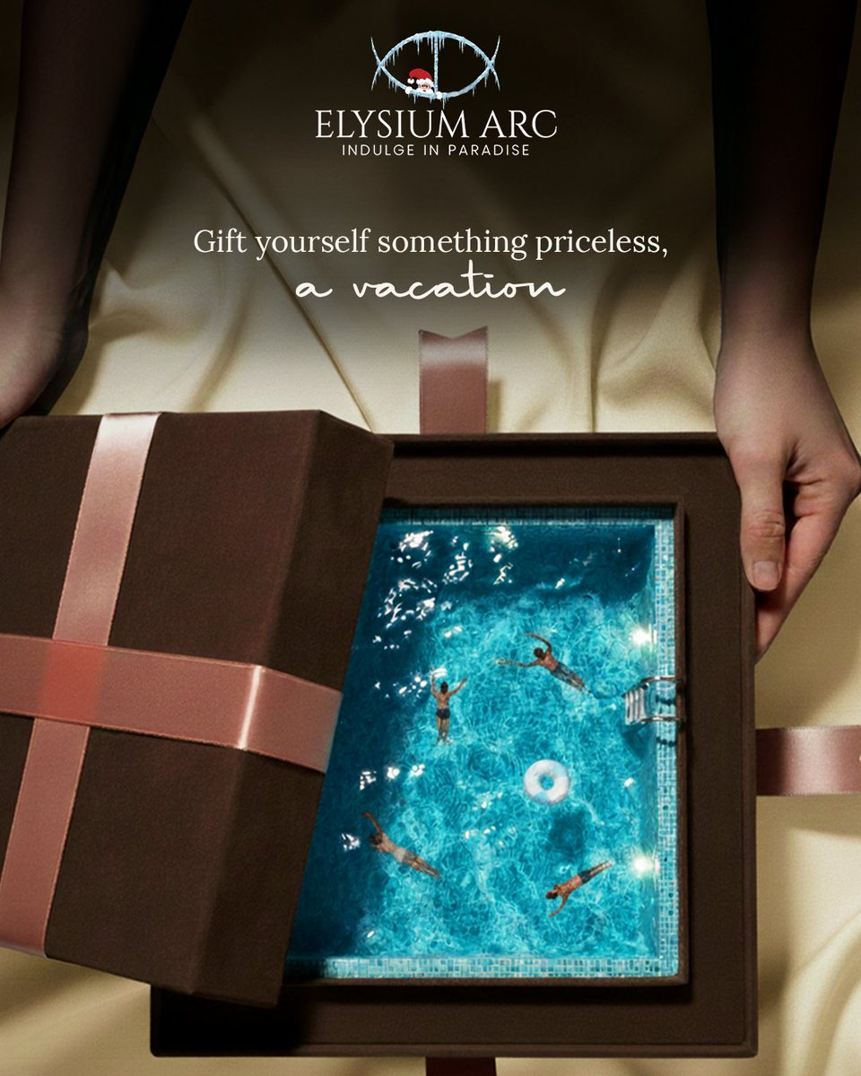 elysiumarc's tweet photo. Elysium arc > everything else under the tree.

#christmasgetaway #treatyourselfseason #holidayvibes #vacationmodeon
#elysiumarc #luxuryescape #resortlife #festivegetaway https://t.co/n9uQ2PfjcI