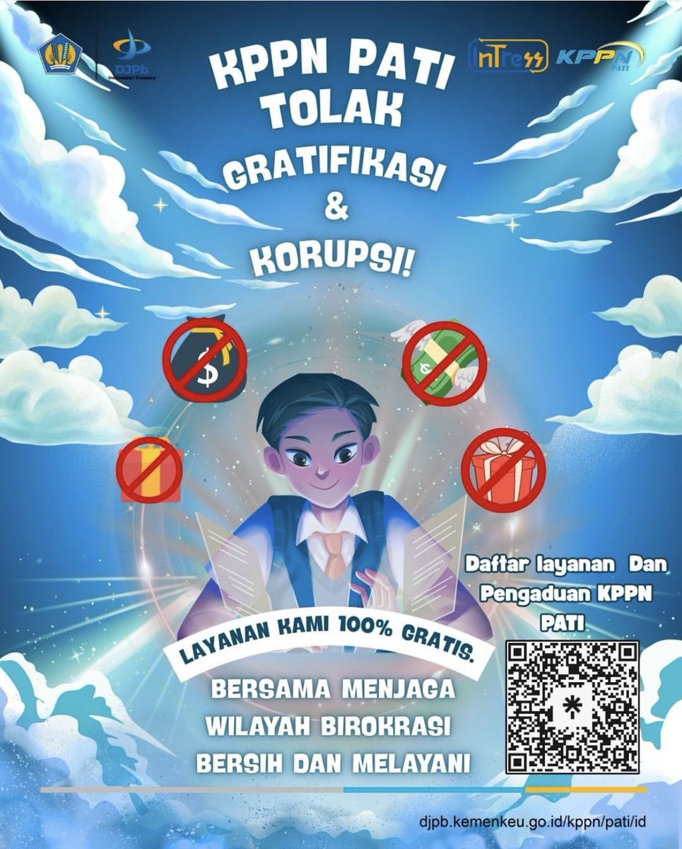 kppnpati's tweet photo. ⏰ Reminder Evaluasi Kinerja Triwulan IV 2025
Halo #SobatIntress KPPN Pati 👋
Mohon memastikan seluruh tahapan evaluasi kinerja Triwulan IV Tahun 2025 telah dilaksanakan dan diselesaikan sesuai ketentuan ya https://t.co/ccGvLI8WgL