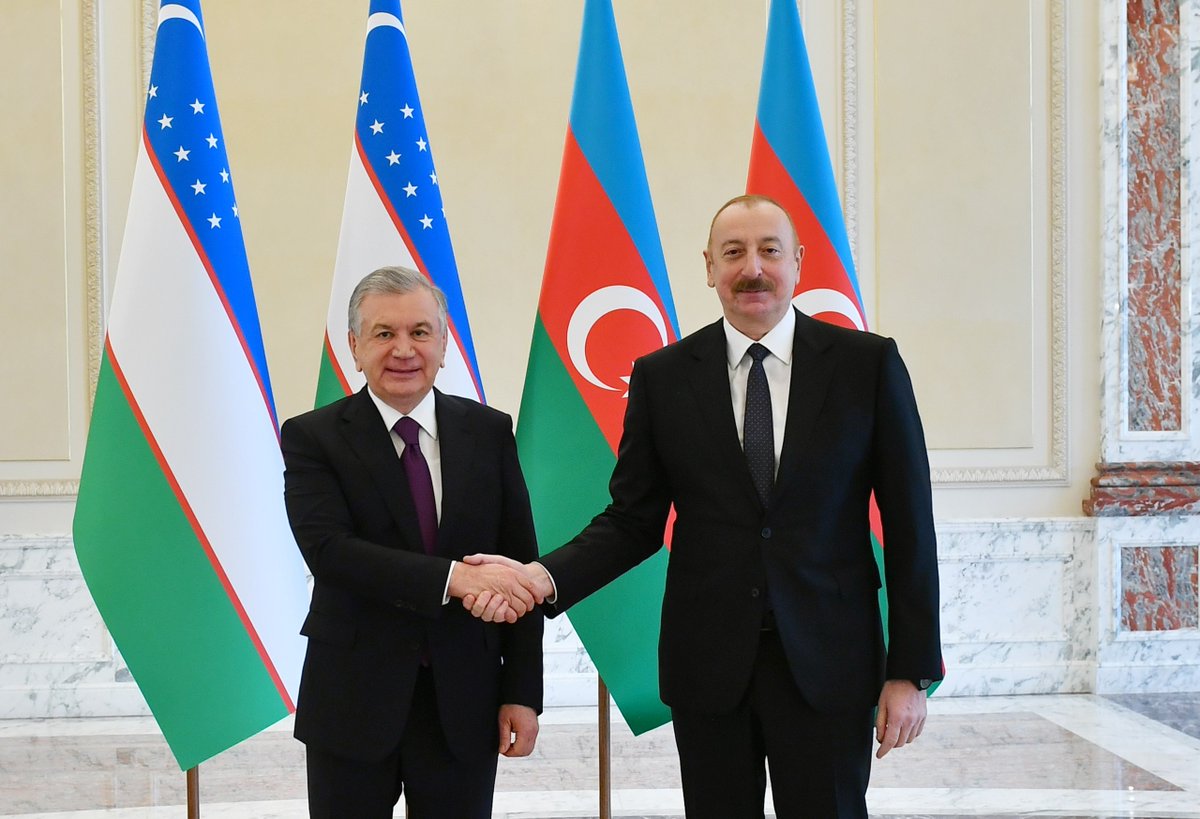 🇦🇿🇺🇿 Uzbekistan’s President Shavkat Mirziyoyev called Azerbaijani President Ilham Aliyev on December 24 to convey congratulations on the occasion of his birthday, wishing him good health and new successes in his presidential activities.

In turn, President Ilham Aliyev expressed