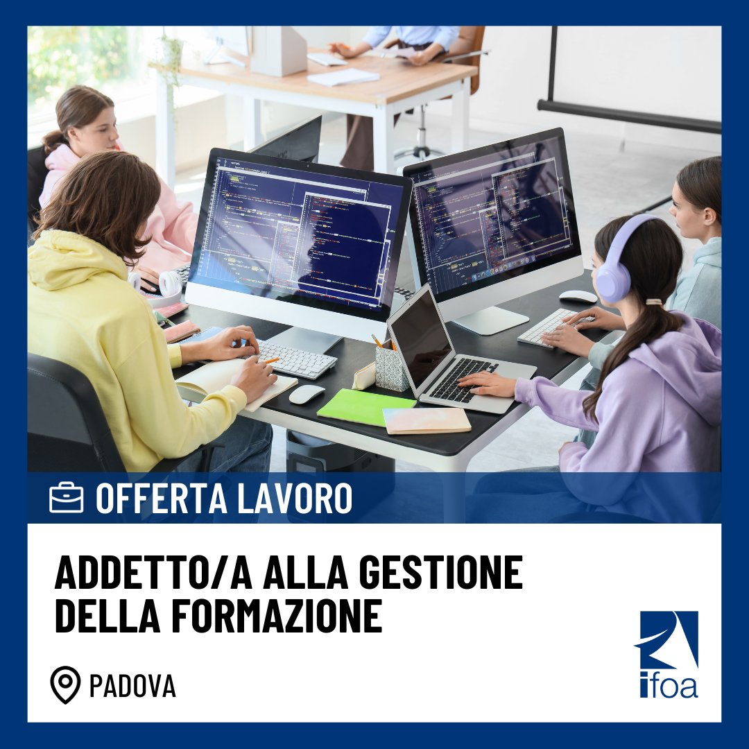 IfoaManagement's tweet photo. A #Forlì, #ReggioEmilia, #Padova e #Bari abbiamo delle nuove posizioni aperte in #fulltime o #autonomo👇
https://t.co/rmXbHsrRQQ https://t.co/iOe0zy8dGo