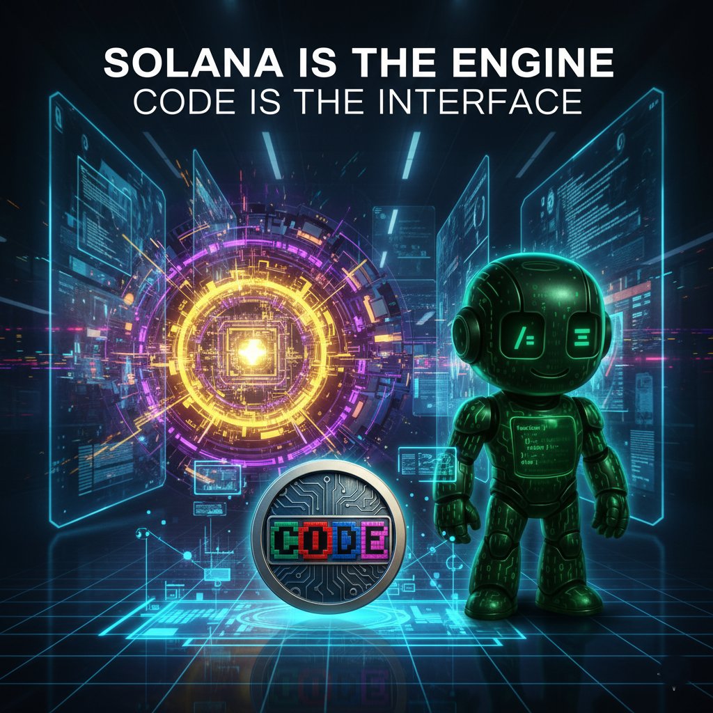 Code_Token_'s tweet photo. Solana is the engine.
CODE is the interface.
🌐 https://t.co/Vhuy8lNnnz
💬 https://t.co/fHTsA1Ptf6
🎥 https://t.co/dIYLCvWhGu

#CODE #Solana #Infrastructure https://t.co/nFNtagTgoi