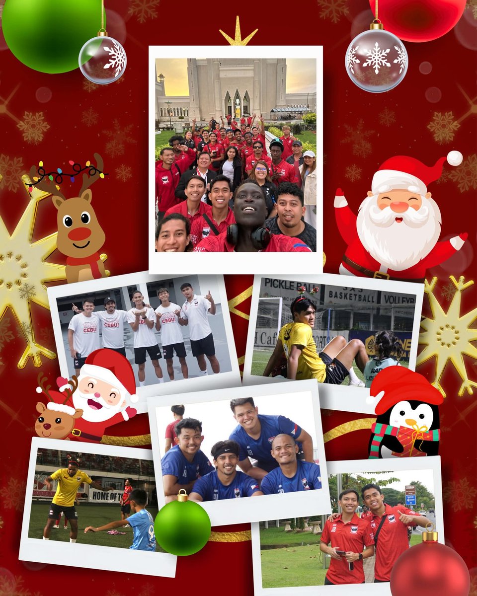 From our Gentle Giants family to yours, may this Christmas be filled with joy, gratitude, and togetherness. Thank you for being part of our journey. Maligayang Pasko, Cebu!️🎁🎄 

#CebuFC #TaraCebu 🐋❤️