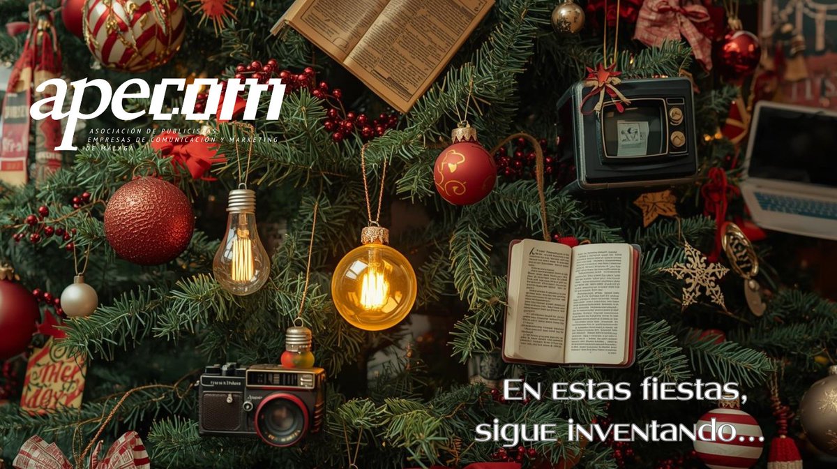 🎄✨ Desde APECOM deseamos una Feliz Navidad a nuestros asociados, colaboradores y profesionales del sector.
Gracias por vuestro talento, compromiso y por seguir impulsando la comunicación, el marketing y la publicidad en Málaga.
¡Felices Fiestas! 🎁