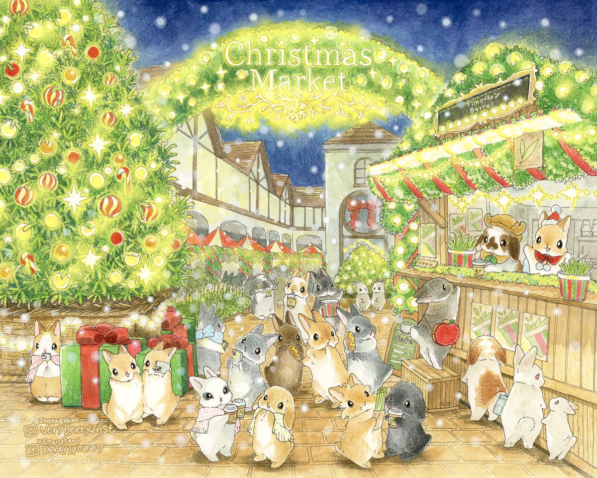 berryjyo007's tweet image. 🐰うさぎさんのChristmas market🎄
✨ ✨✨✨ ✨✨✨ ✨✨✨ 
✨✨🌟✨🌟✨🌟✨✨✨
⭐️✨Merry Christmas🎁✨⭐️
✨✨🌟✨🌟✨🌟✨✨✨
　✨　✨ ✨　✨✨　　✨
　　✨　　　✨　　✨