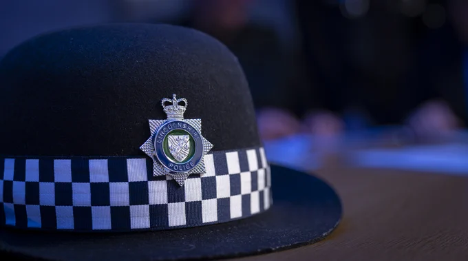 Police hat.