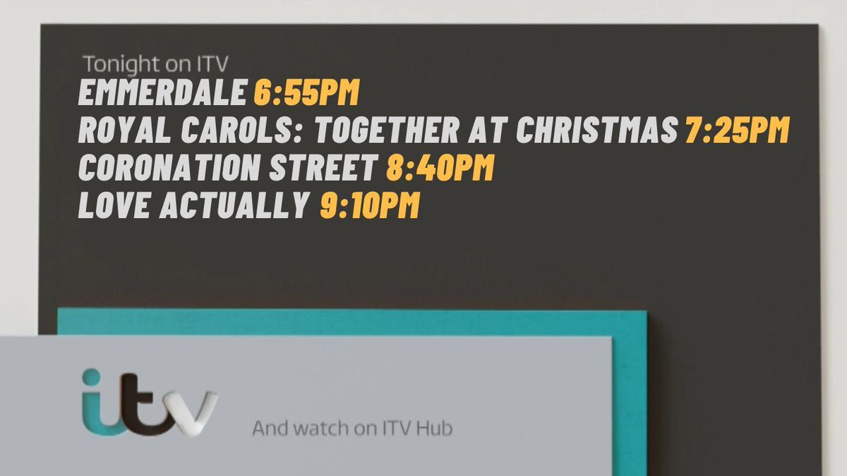Tonight's Schedule On <a href="/ITV/">ITV</a>
<a href="/emmerdale/">Emmerdale</a> <a href="/itvcorrie/">Coronation Street</a>