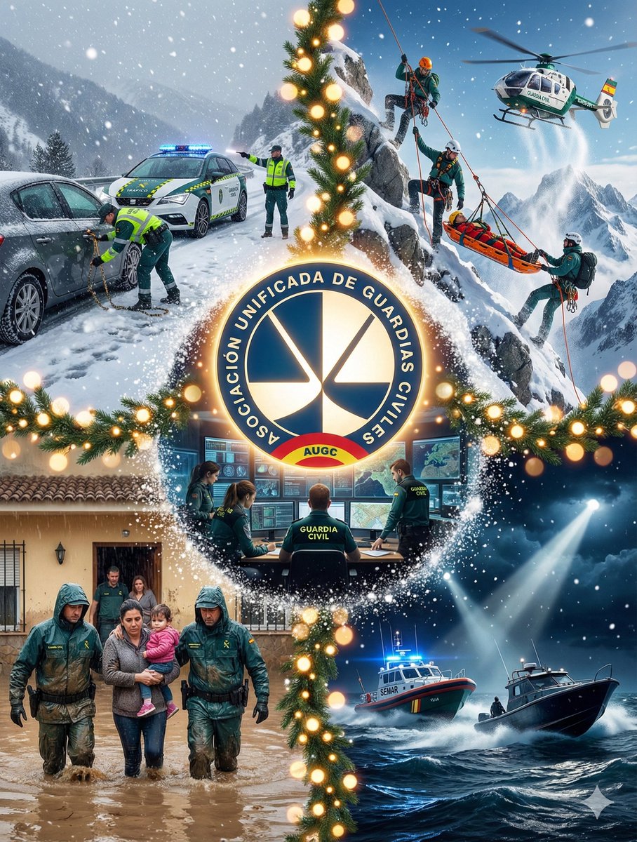El mejor regalo de Navidad es la seguridad que vosotros garantizáis ahí fuera, haga frío o llueva. 
🌧️🚓💨

A todos los compañeros y compañeras de servicio: vuestra entrega merece RESPETO y DIGNIDAD. 💪

No pararemos hasta que vuestros derechos sean una realidad. Unidos somos más