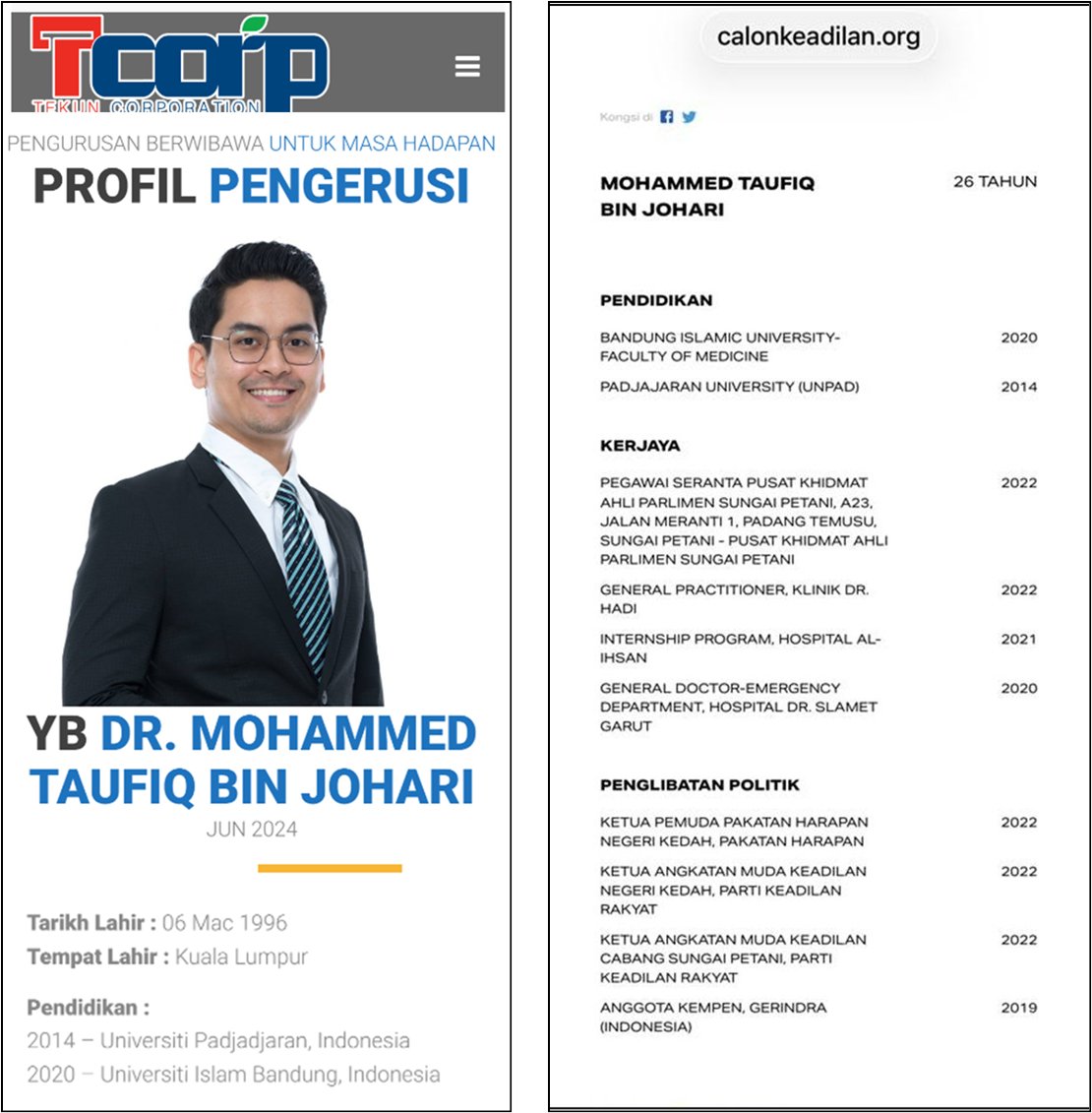 LimSianSeeEric's tweet image. TEKUN Corporation Sdn Bhd is a subsidiary of TEKUN Nasional, established in 2014 to support Malaysian SMEs through development, marketing, debt management, branding, product aggregation, and strategic partnerships.

Yet the person appointed chairman in June 2024, at age 28:
– has…