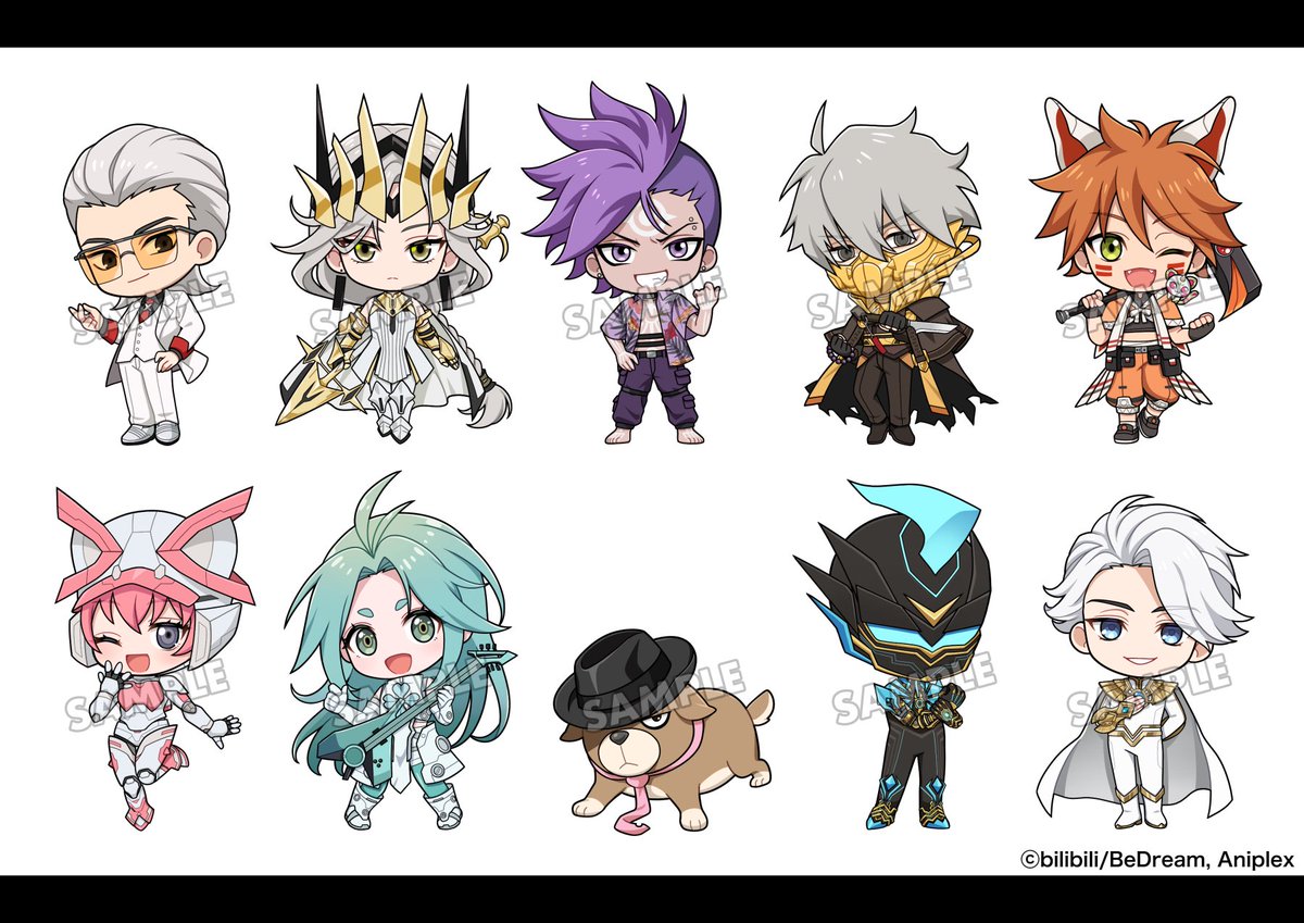 ich_hra's tweet photo. 【お仕事】
株式会社ブシロードクリエイティブ様より、
TVアニメ「TO BE HERO X」のグッズ用ミニキャライラストを担当いたしました。
よろしくお願いします！
#TOBEHEROX https://t.co/Eg32ZydK9I