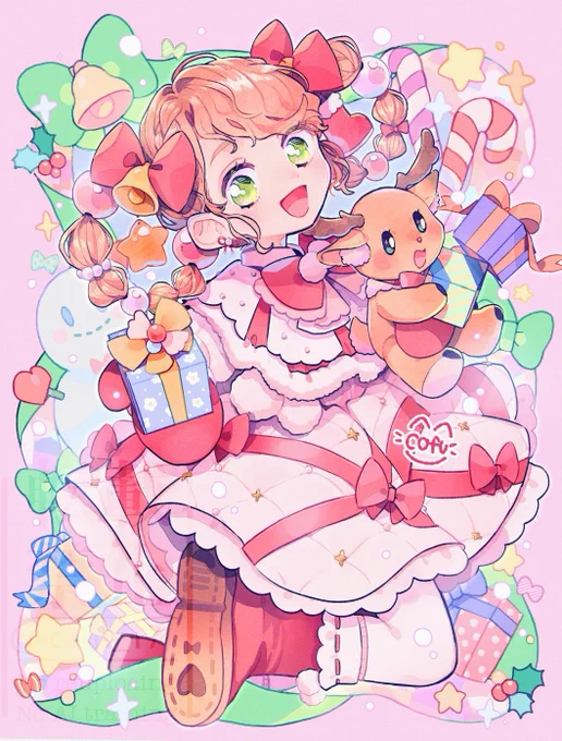 Present for you #Christmas2025 #クリスマスイラスト