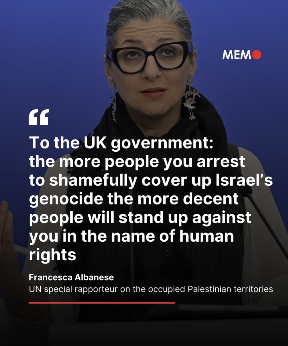 hippyygoat's tweet image. "In the end, we will all make sure that the leaders who are complicit with Israel genocide will face justice."

-Francesca Albanese
@FranceskAlbs