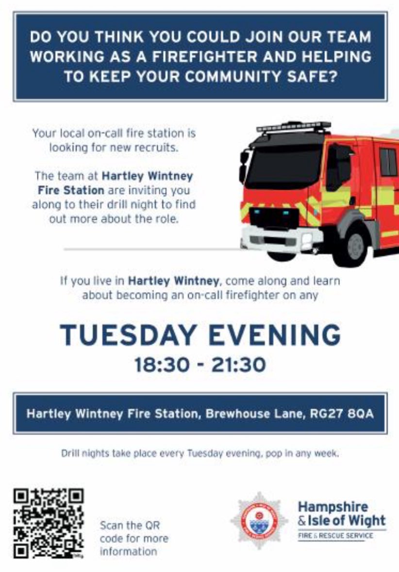 HartleyWintney8's tweet photo. Please keep sharing our message. We can’t provide continuous emergency availability without support from within our community. Could you be OnCall during the day? Please talk to us about how this flexible role could work for you. https://t.co/MoMujeJOK2