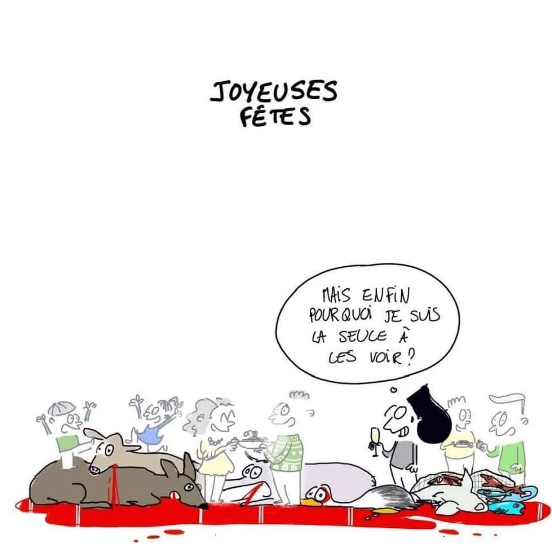 Bon réveillon et force à celleux qui sont dans la team des animaux 😬