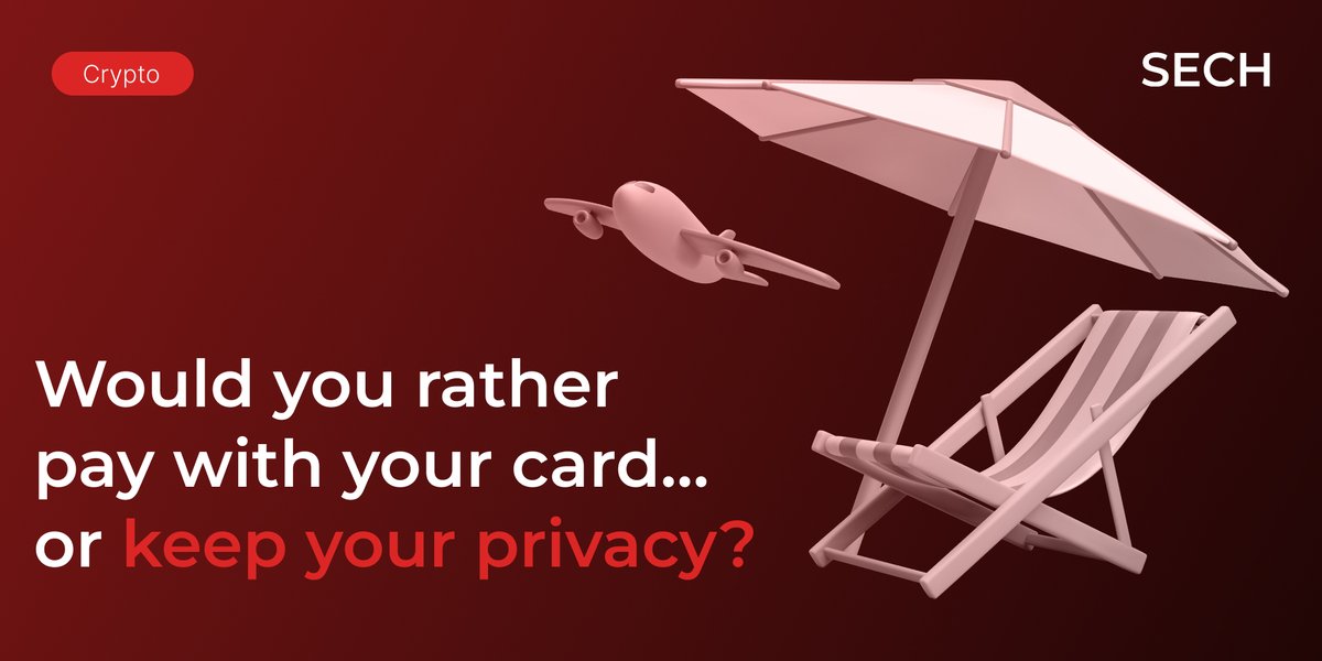 SechToken's tweet image. 💳 Would you rather tap your card — or just tap your phone, privately and instantly, with SECH? 🔐

Get the best of both worlds – convenience + privacy with SECH.

Every transaction is private, secure, and does not require sharing your banking info. 🌴

#SECH #ResortLife #Resort…