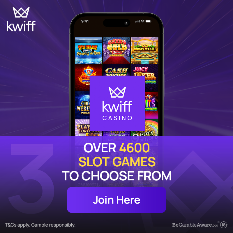 KwiffOfficial's tweet photo. Looking for a reason to sign up at kwiff? Here's 3!

1) Welcome offer of £10 FREE bet

2) Supercharged betting⚡

3) 4600+ slot games

T&amp;C’s Apply | 18+ | Gamble Responsibly | AD