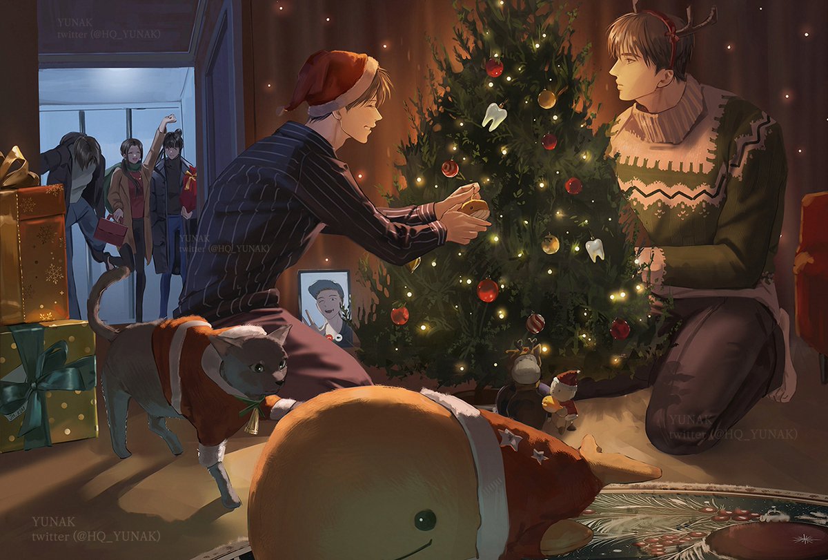 HQ_YUNAK's tweet image. 해피 크리스마스 🎄