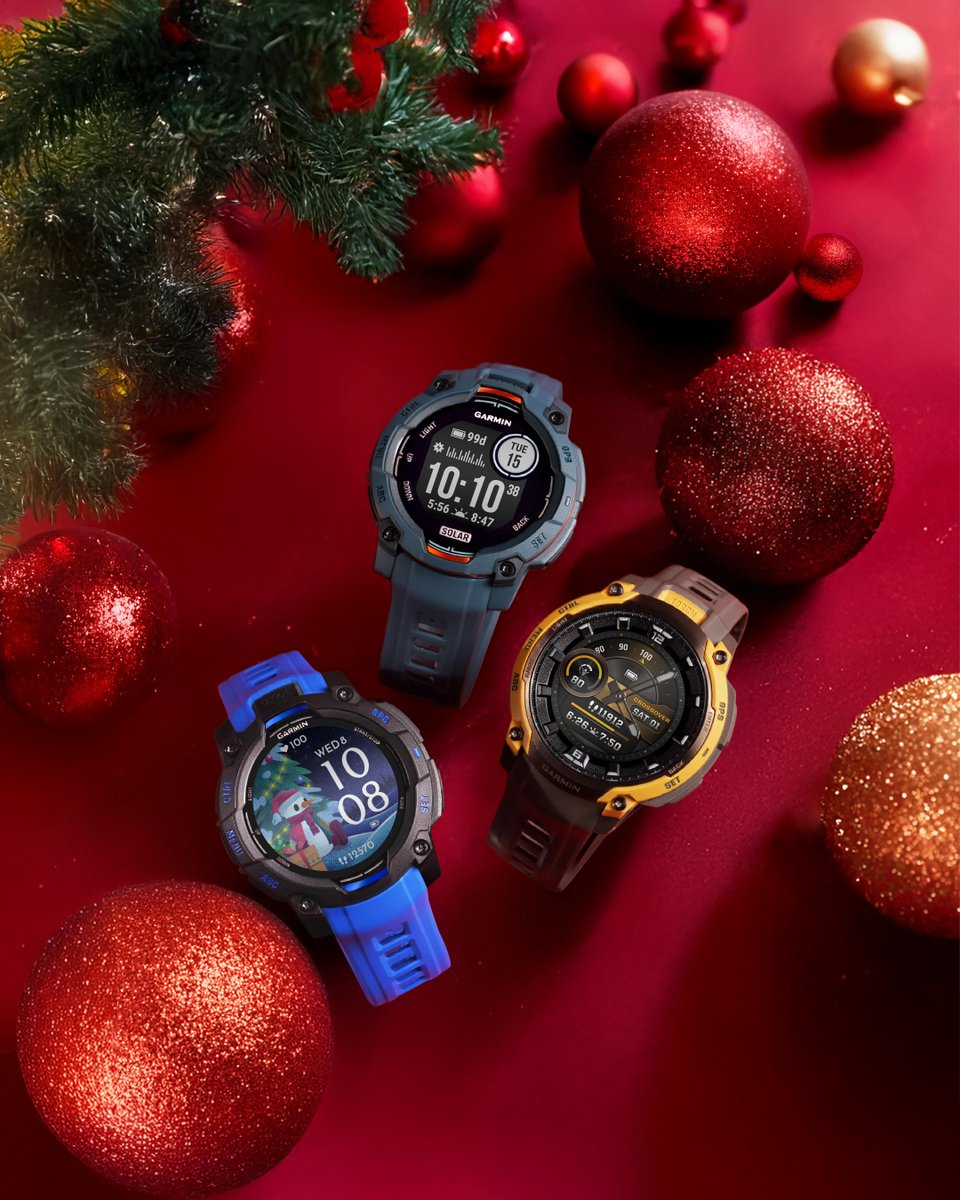 来年もアクティブな自分に、Garminのクリスマスプレゼントを。 ▽対象