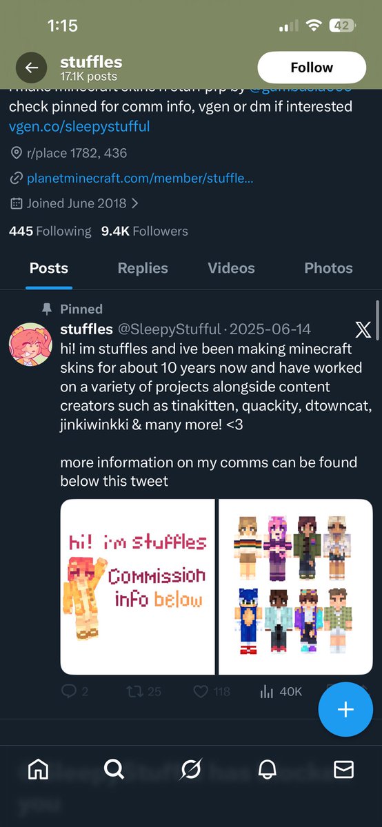 Cleora ~ Minecraft Skinner tweet media