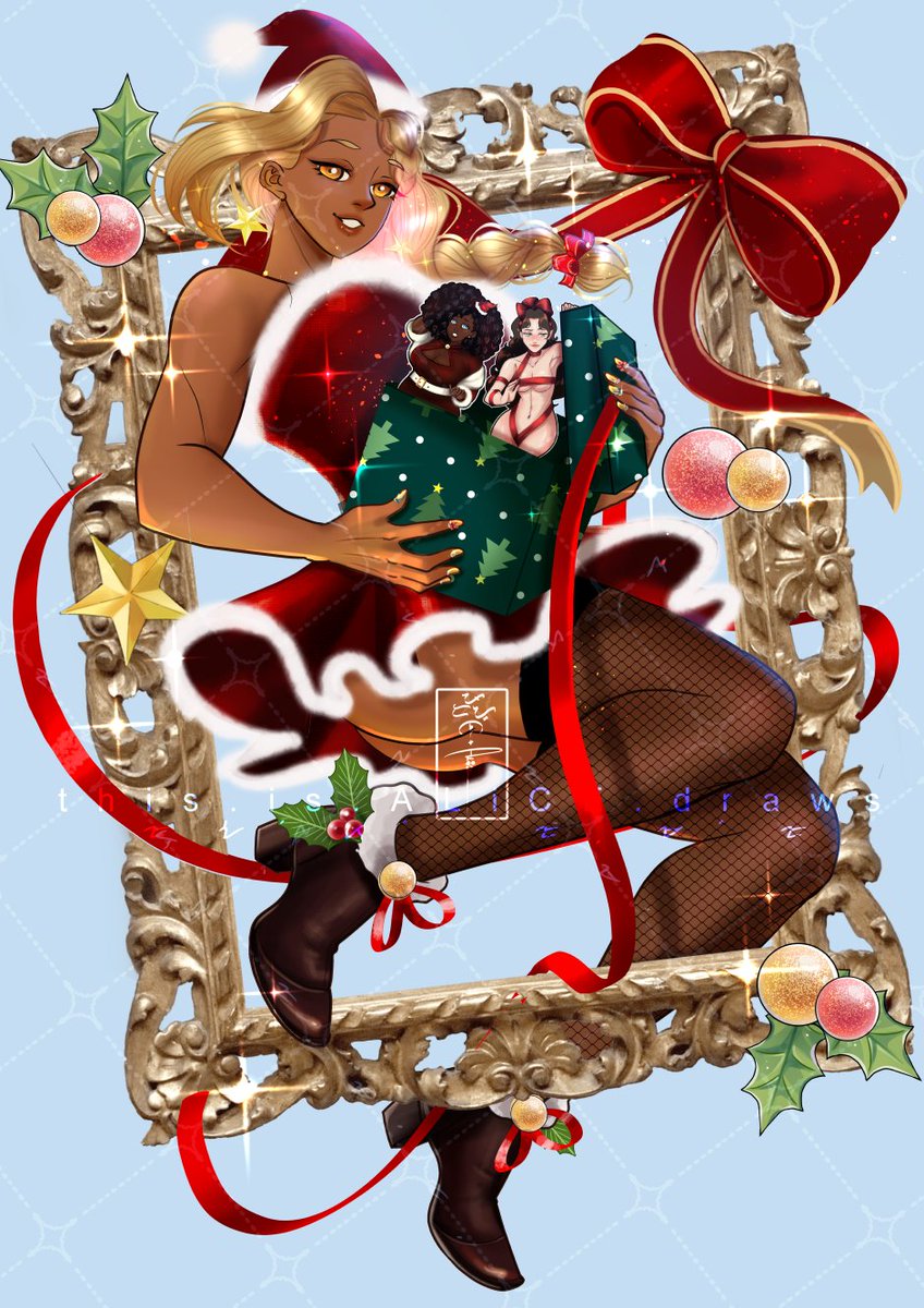 Kadets64's tweet image. HO HO HO TO CHRISTMAS CHEER 
The girls are bringing cheer and chaos 
Merry and Christmas to you all! 
Merry Yuletide ❄️