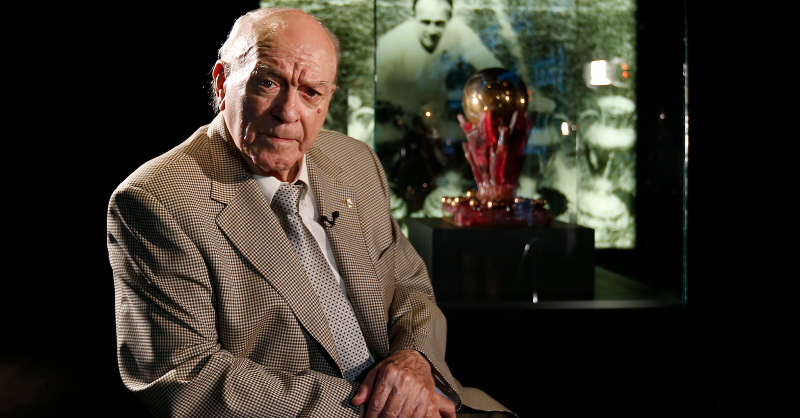 realmadriden's tweet photo. 💫 On this day in 1989, Alfredo Di Stéfano won the Super Ballon d’Or!