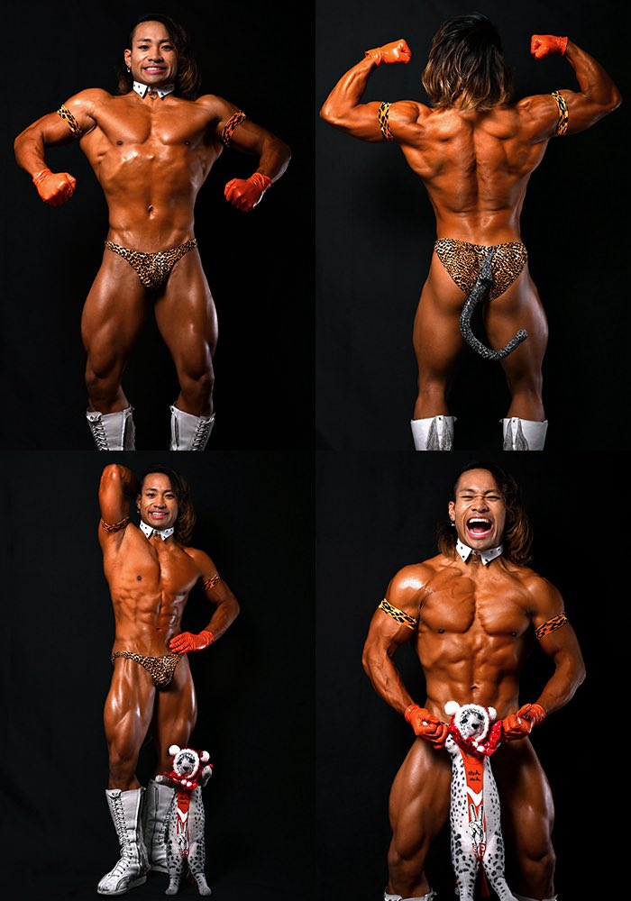 全世界の女豹ちゃん、こんにちは🐆
本気で優勝獲りにきました🏆

どの写真が一番好きですか？

女豹ちゃんは
26日10:00までに「投豹」お願いします🧡

👇投豹はこちら👇
njpw.co.jp/546183

#dragongate
#njpw
#コンクルソ