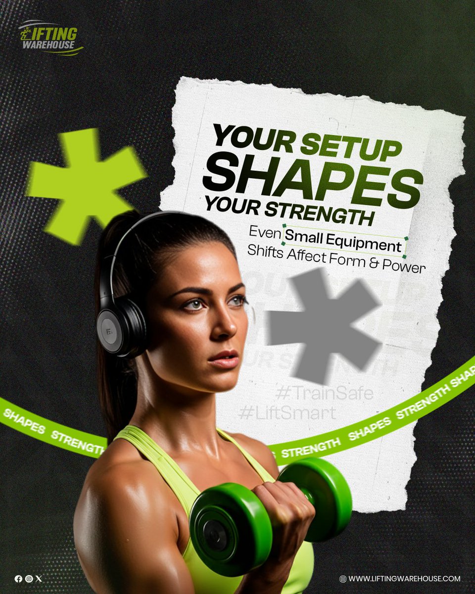 Liftingwhouse's tweet photo. Most home gym injuries come from poor setup, not heavy weights.

Unstable benches and misaligned racks ruin form and strain joints. 
Check your setup, stay safe, and keep making progress. https://t.co/1ksso0fb3M