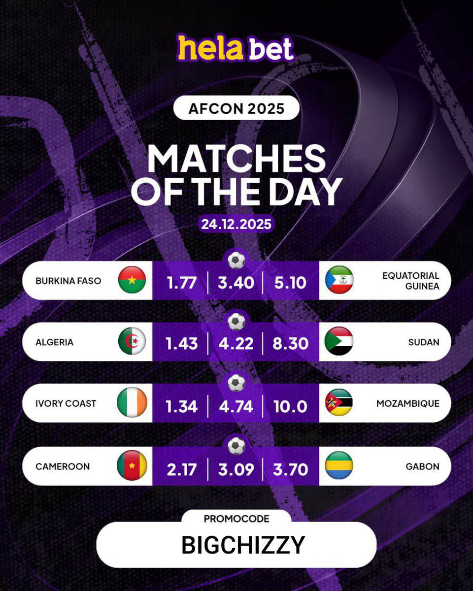 CHIZZY_BB's tweet photo. 60 odds 🏀 on Helabet🚀🚀

Booking Code👉 6V5TL

PROMOCODE: BIGCHIZZY

REG: https://t.co/PWPvv13ERT
REGTZ: https://t.co/RwuaKQU5M4

APP: https://t.co/rQ2EqD0OWq

New Year cashback
👉 https://t.co/E32JsF9rqp https://t.co/GtP0GynziK