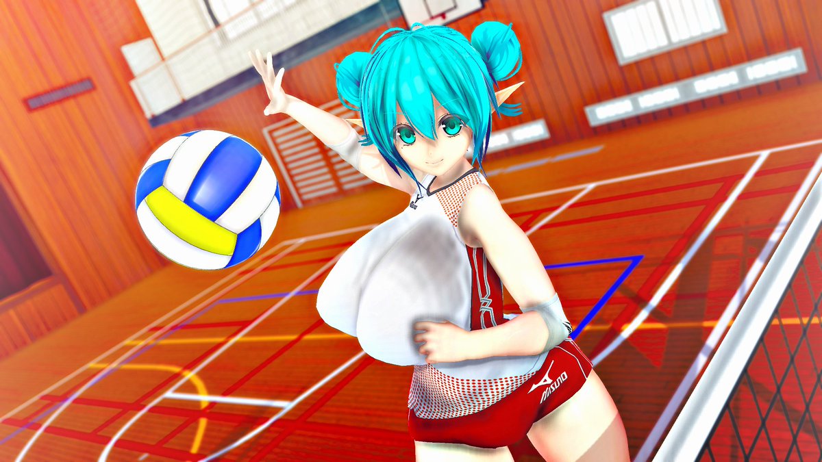 バレーボール部のうちのこエステルちゃん #COM3D2 