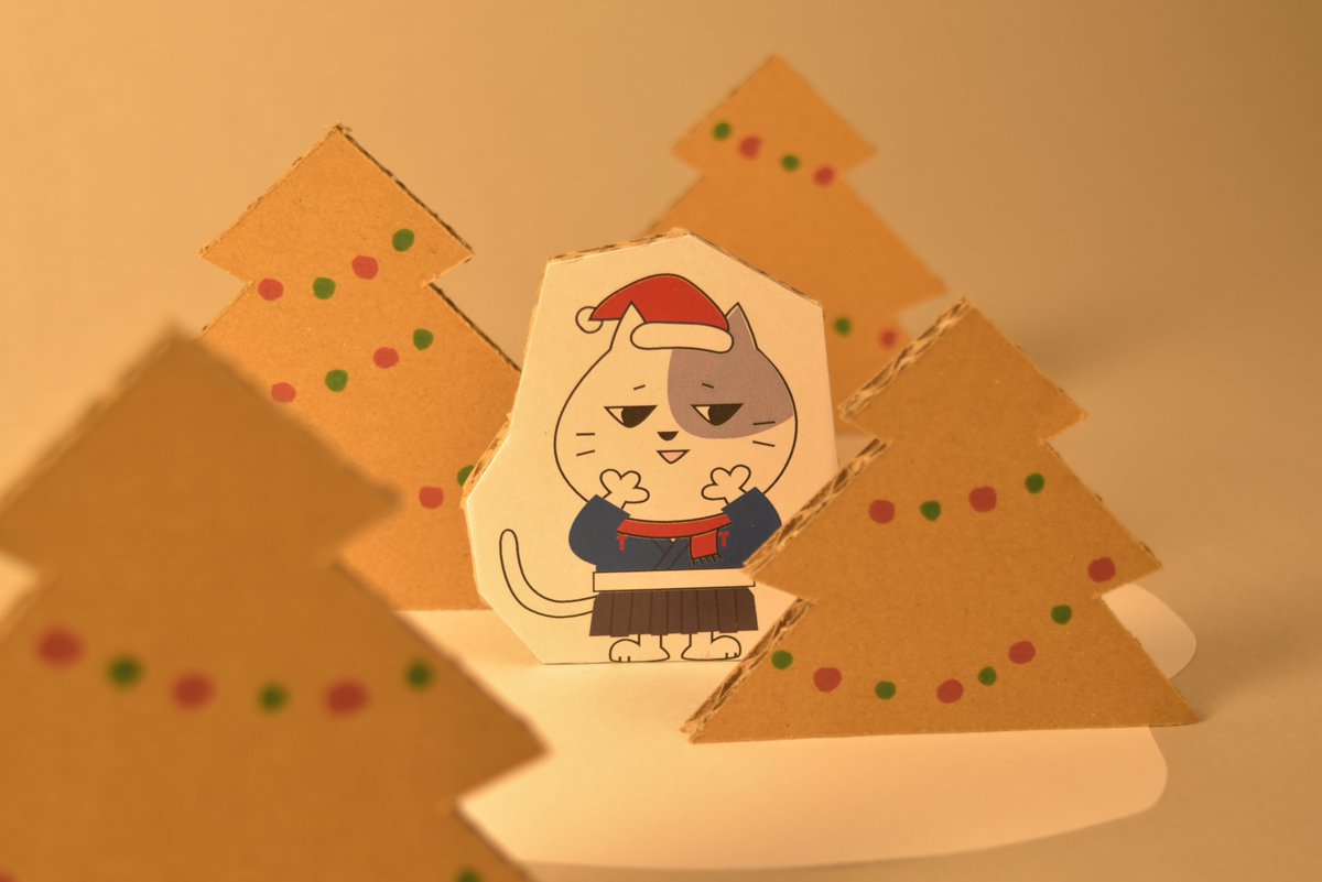 tamapack_design's tweet photo. 🎄😸📦 https://t.co/WUBKdbWymV