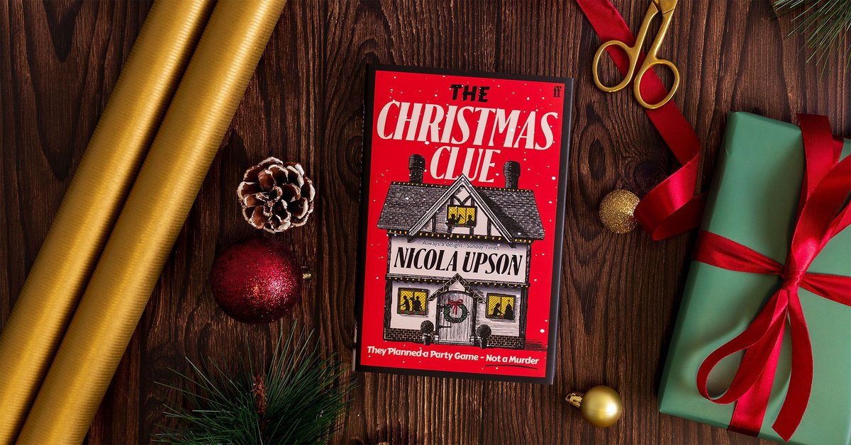 Christmas Eve, 1943. Anthony and Elva Pratt arrive in a snowy English village to run a murder mystery game – and instead discover a real murder. 

Perfect for 'betwixtmas' reading, The Christmas Clue by <a href="/nicolaupsonbook/">Nicola Upson 🏳️‍🌈</a> is out now in hardback and ebook 🎁