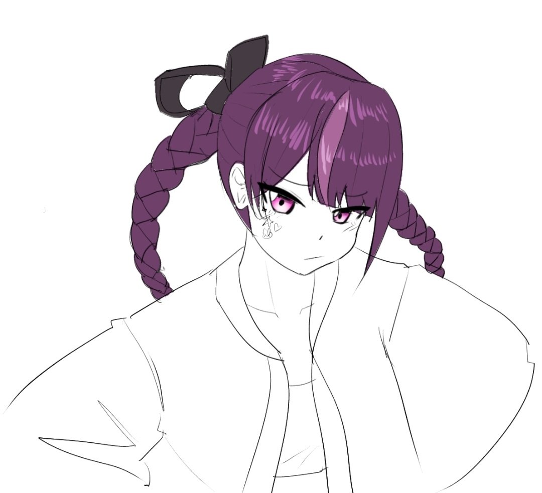 퇴근까지 시간 녹일게 필요해서 리퀘 받은 르르땅
채색은 나중에 마저