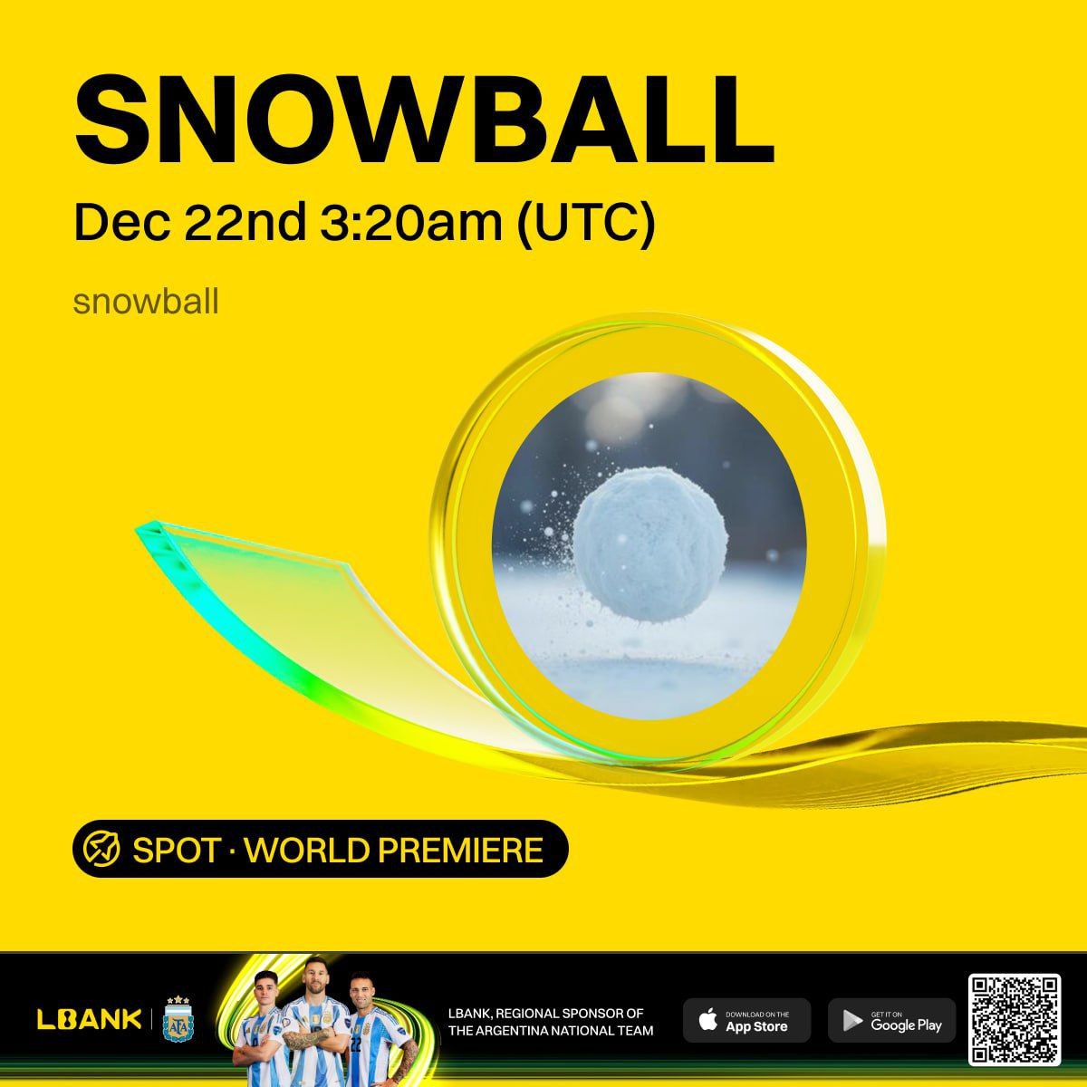 Big things are happening on <a href="/LBank_Exchange/">LBank.com</a>! We are thrilled to welcome #HumanityProtocol ($H) and #Snowball (SNO) to the family. 🚀
​Don't miss out on these incredible world premieres! Set your alarms and get ready to trade. 🔔💎
​#LBank10Years #LBANKAngel #CryptoListing #LBank