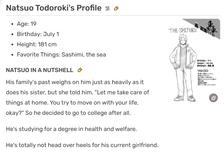 hoshiumisexy's tweet image. natsuo's studying for a degree in health and welfare...