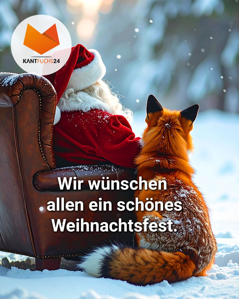 Weihnachten ist die Zeit, #Danke zu sagen ✨💫
Danke ❤️ an unsere Kund:innen und Partner für das Vertrauen, die Zusammenarbeit und die gemeinsamen Erfolge.
Wir wünschen euch und euren Familien frohe, erholsame Feiertage 🎄✨🎁

Euer kantfuchs24-Team 🦊

#kantfuchs24 #Weihnachten