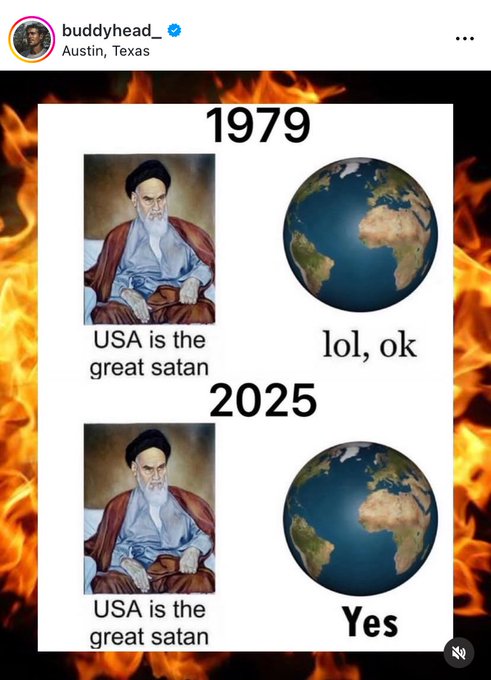 أمريكا شيطان أكبر ..
USA is the great satan
1979  ...  2025