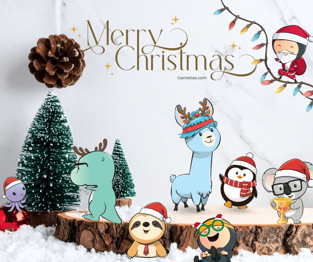 gametize's tweet photo. 🎄𝗛𝗮𝘁𝘀 𝗼𝗻. 𝗦𝗰𝗮𝗿𝘃𝗲𝘀 𝗿𝗲𝗮𝗱𝘆. 𝗣𝗹𝗮𝘆 𝗺𝗼𝗱𝗲: 𝗢𝗡.🎅🏾 Our entourage is celebrating Christmas the Gametize way, full of play, creativity, and shared moments. Merry Christmas from all of us at #Gametize
#MerryChristmas #HappyNewYear2026 https://t.co/Lq7kcfvG6q