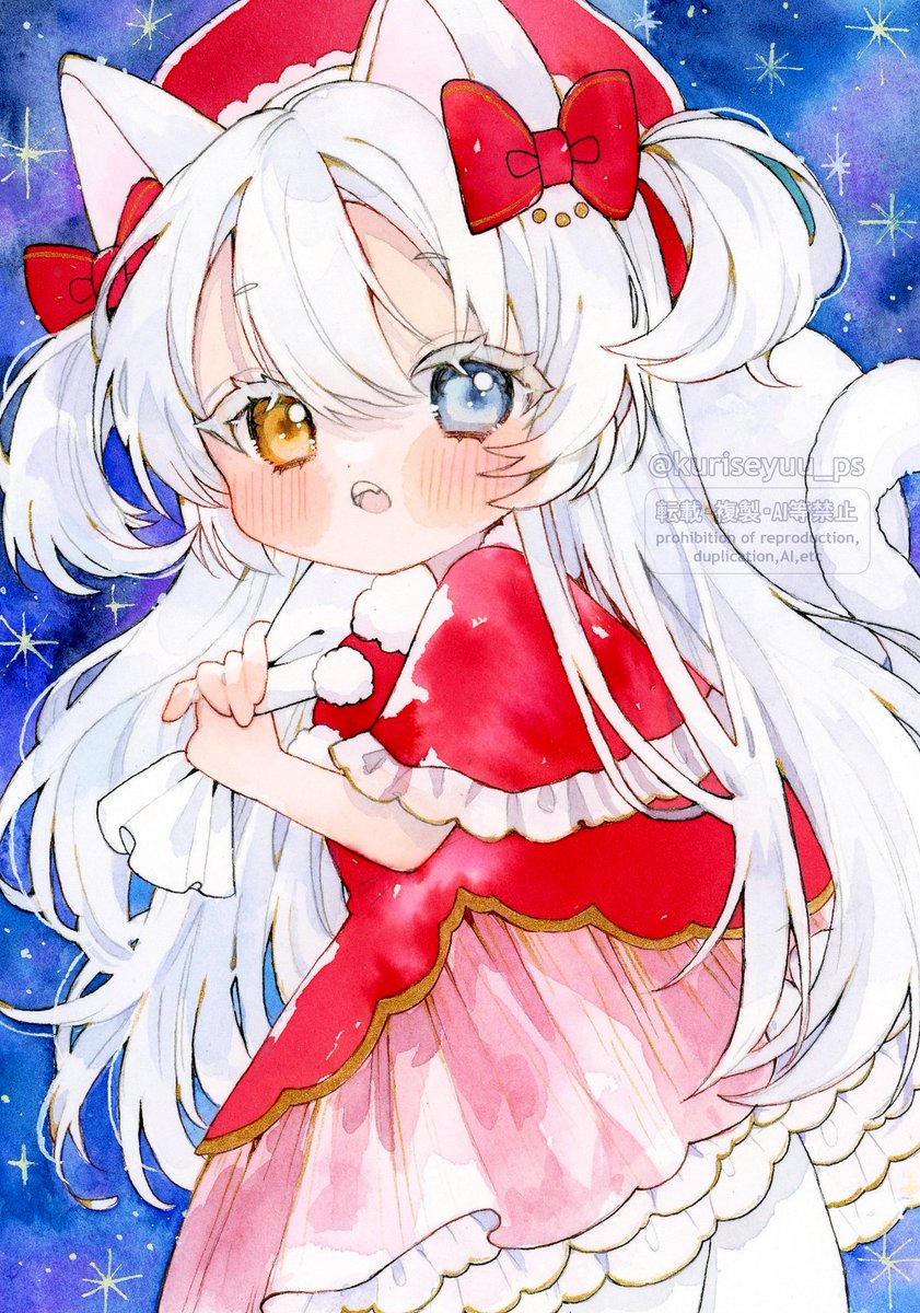 猫の手も借りたい🐈🎄.*