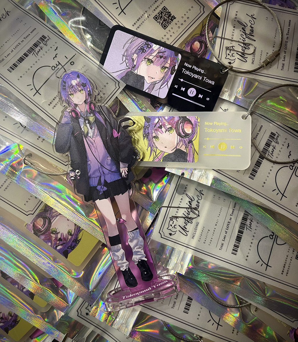 トワ様 新しいセットの実物写真です📸 ちょっとjkみたいなトワ様をデザインし